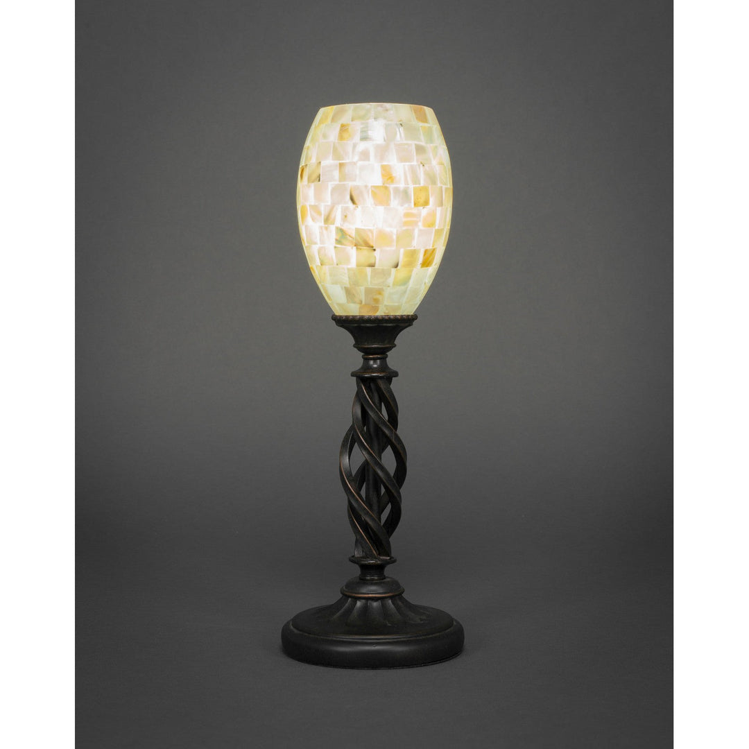 Toltec Lighting 61-DG-406  Eleganté Lamp Dark Granite