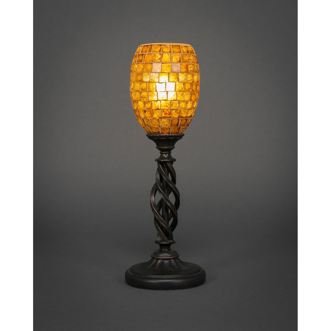 Toltec Lighting 61-DG-409  Elegant Lamp Dark Granite