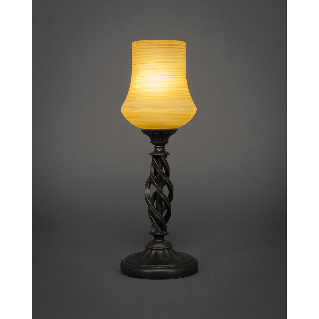 Toltec Lighting 61-DG-680  Eleganté Lamp Dark Granite