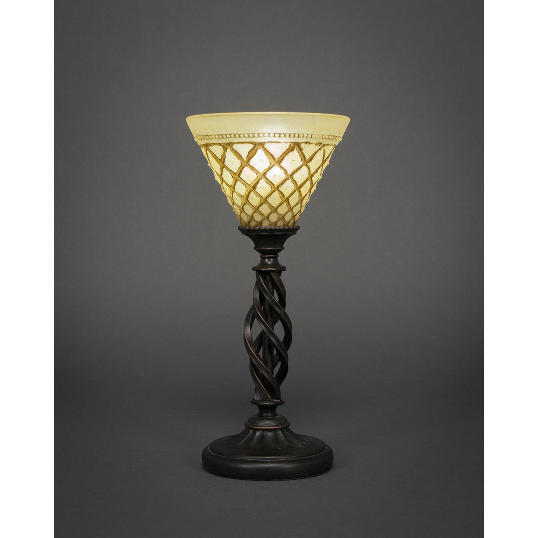 Toltec Lighting 61-DG-7185  Eleganté Lamp Dark Granite