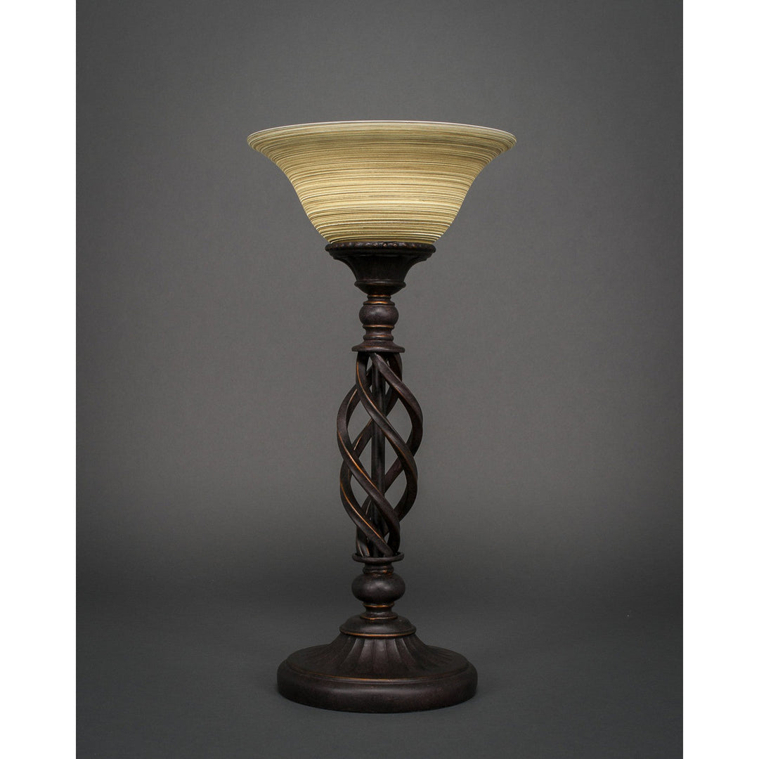 Toltec Lighting 63-DG-603  Eleganté Lamp Dark Granite