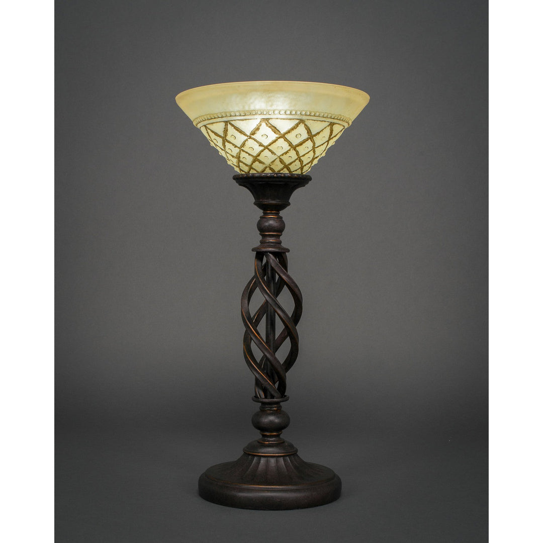 Toltec Lighting 63-DG-7183  Eleganté Lamp Dark Granite