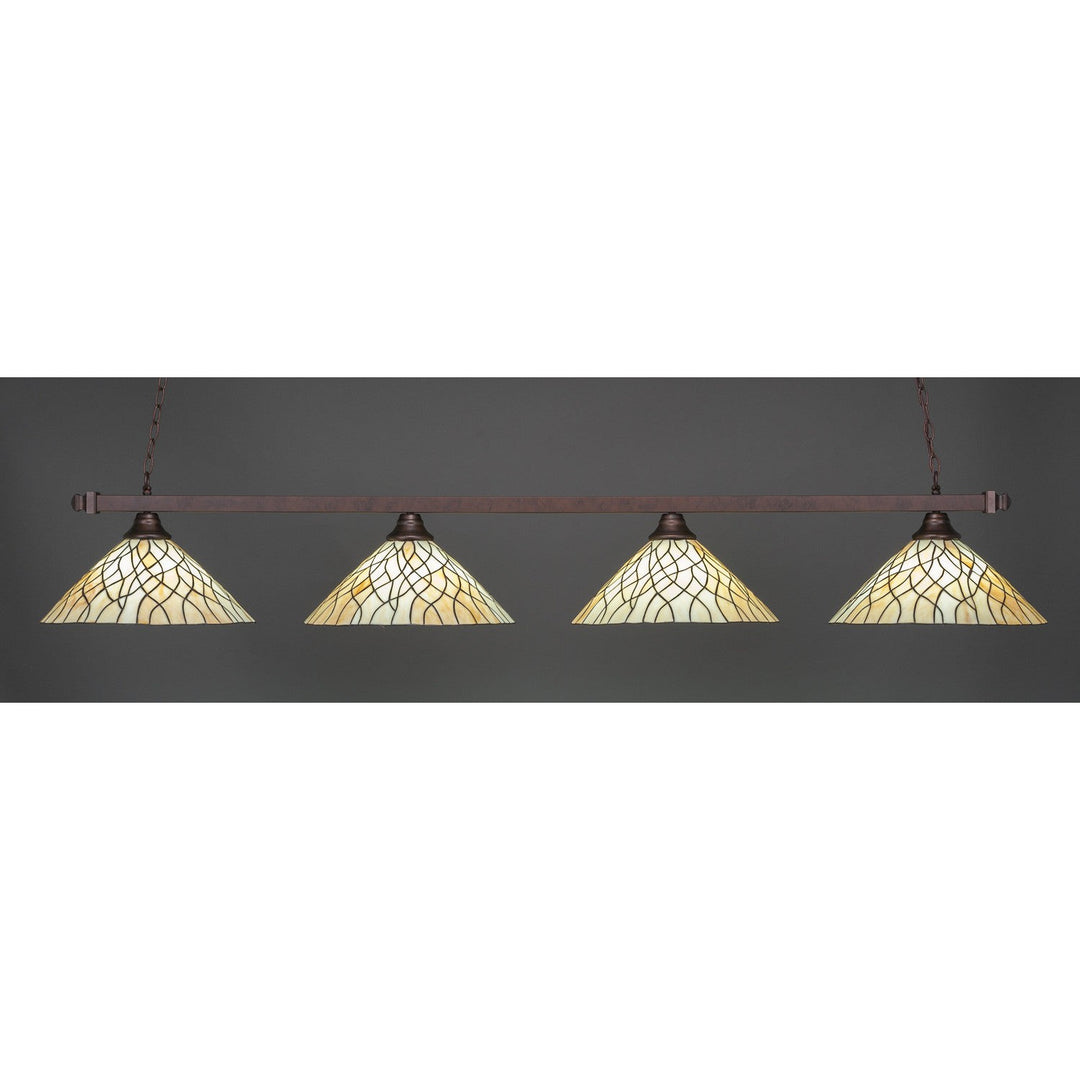 Toltec Square 804-brz-911 Pendant Light - Bronze