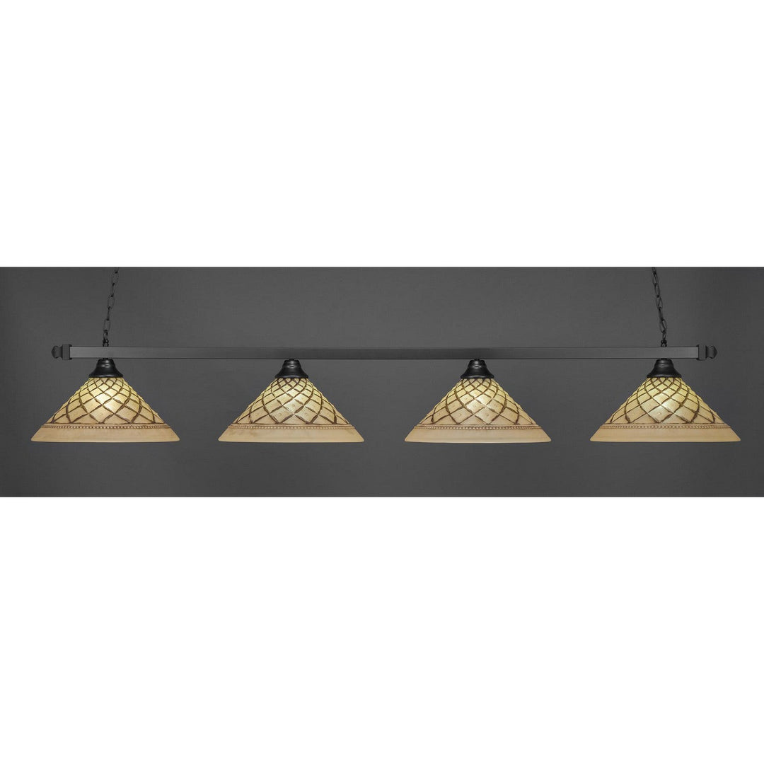 Toltec Square 804-mb-718 Pendant Light - Matte Black