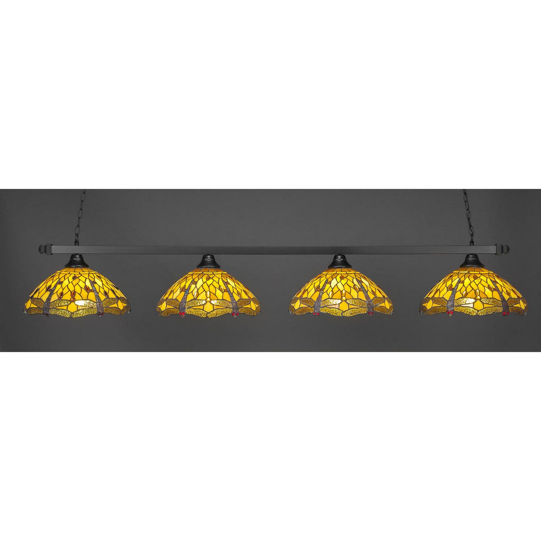 Toltec Square 804-mb-946 Pendant Light - Matte Black