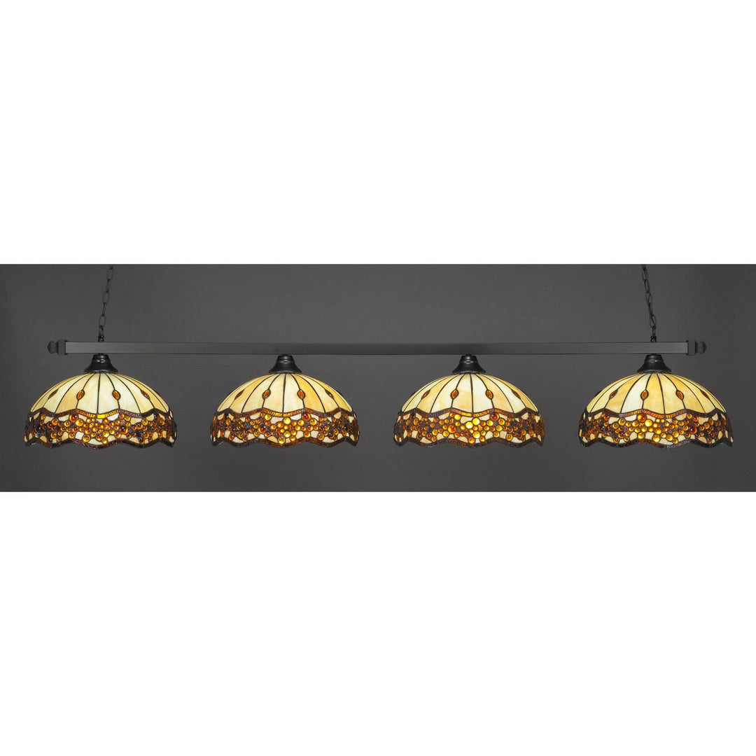Toltec Square 804-mb-997 Pendant Light - Matte Black