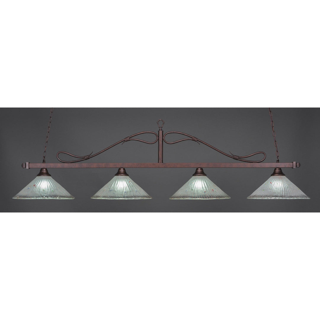 Toltec Scroll 824-brz-711 Pendant Light - Bronze