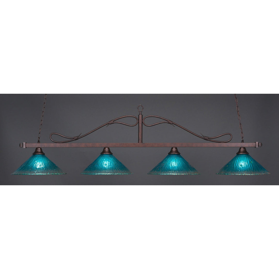 Toltec Scroll 824-brz-715 Pendant Light - Bronze