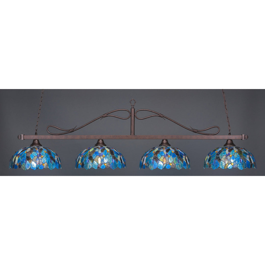 Toltec Scroll 824-brz-995 Pendant Light - Bronze