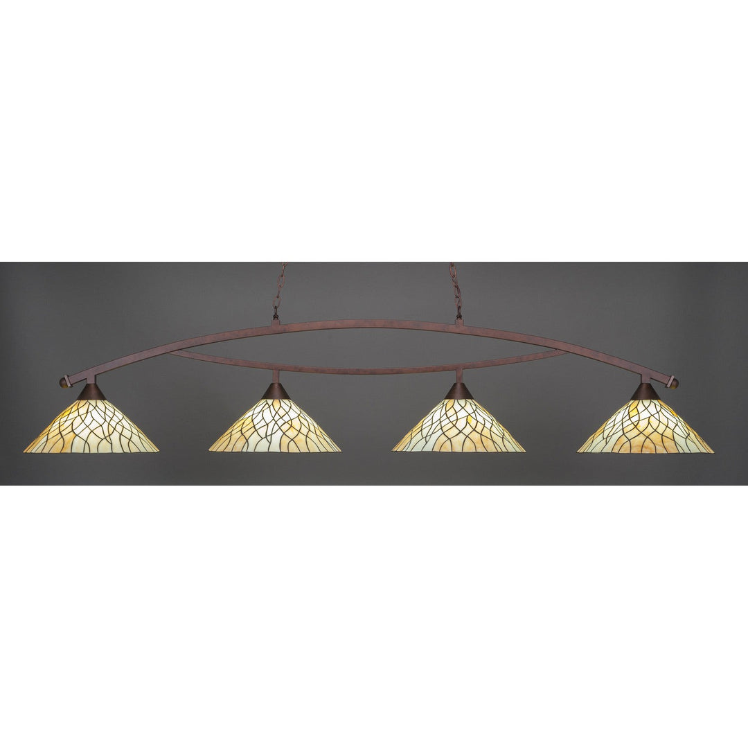Toltec Bow 874-brz-911 Pendant Light - Bronze