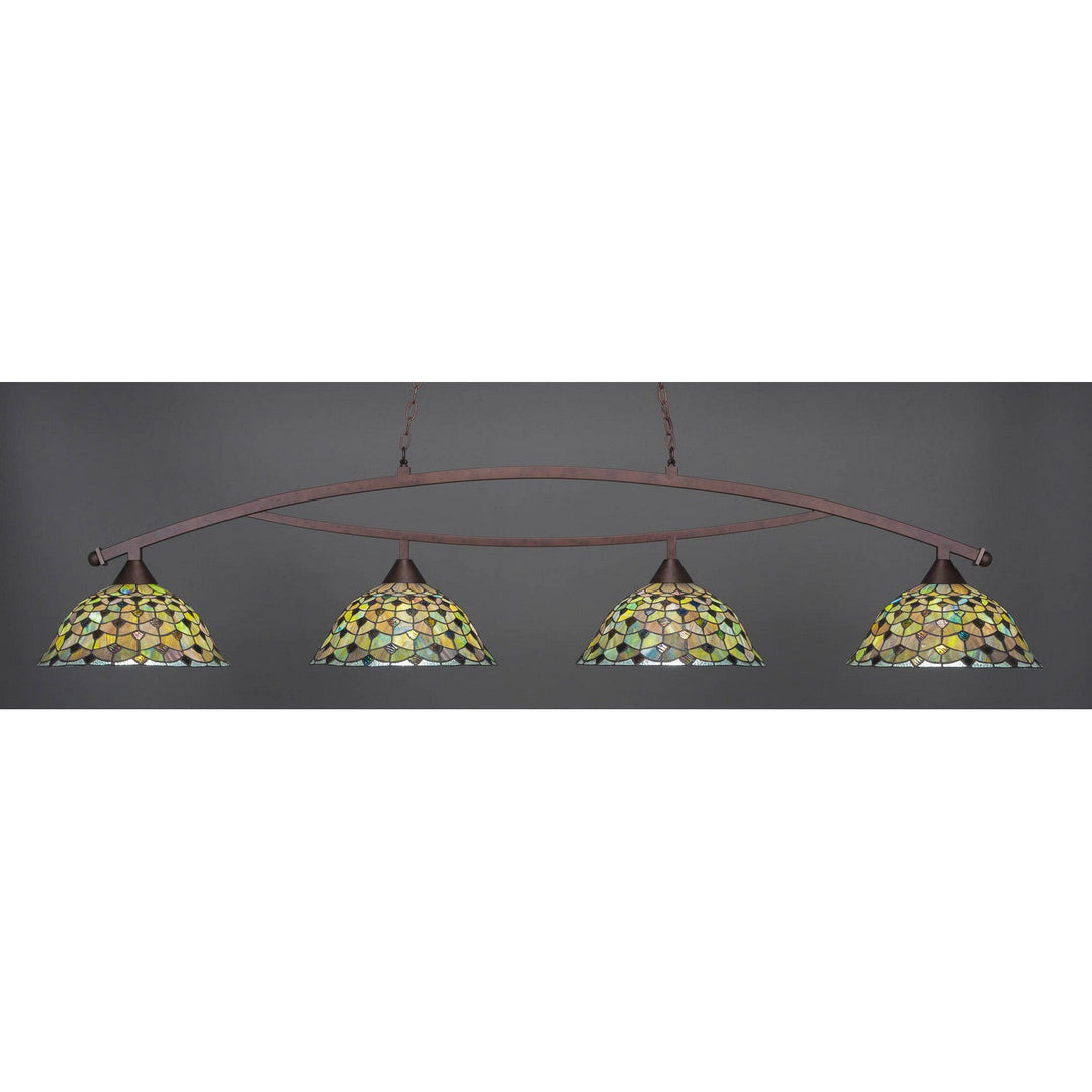 Toltec Bow 874-brz-996 Pendant Light - Bronze