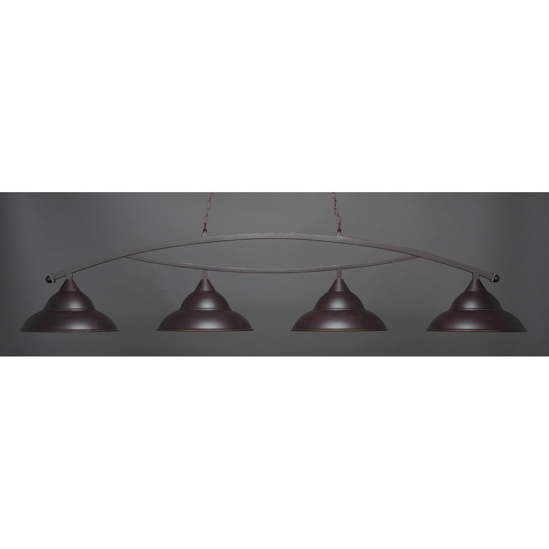 Toltec Bow 874-dg-429 Pendant Light - Dark Granite