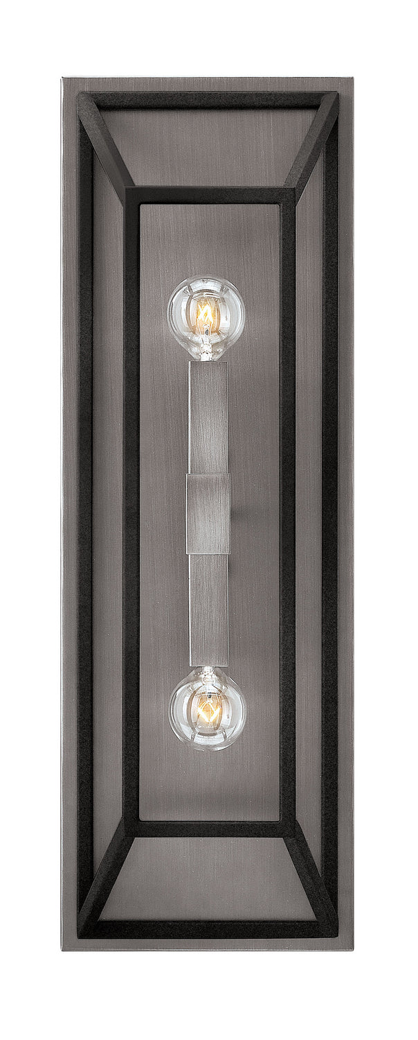 Hinkley Fulton 3330DZ Wall Sconce Light - Aged Zinc