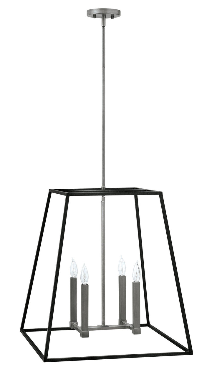 Hinkley Fulton 3336DZ Pendant Light - Aged Zinc