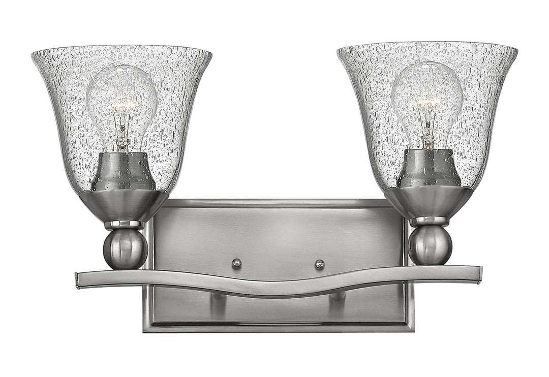 Hinkley Bolla 5892BN-CL Bath Vanity Light 16 in. wide - Brushed Nickel with Clear glass