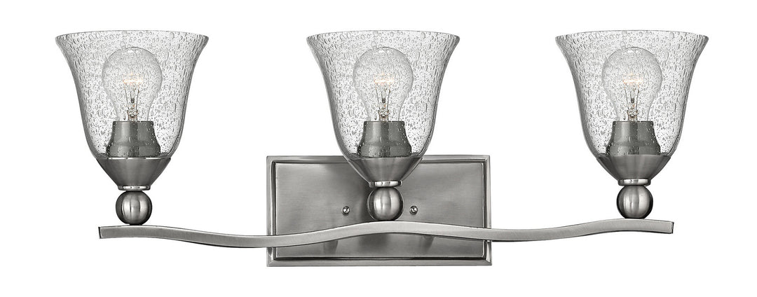 Hinkley Bolla 5893BN-CL Bath Vanity Light 26 in. wide - Brushed Nickel with Clear glass