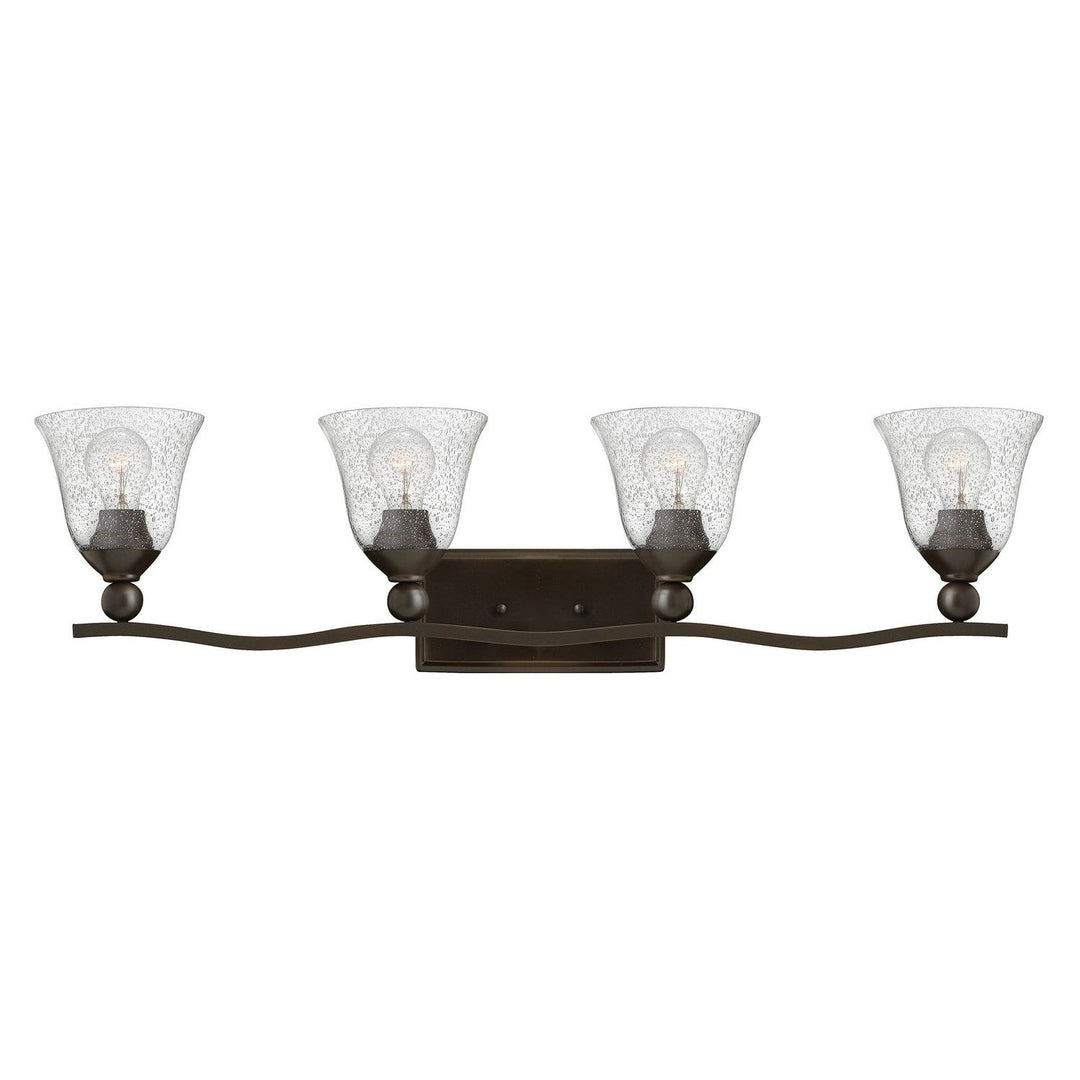 Hinkley Bolla 5894OB-CL Bath Vanity Light 36 in. wide - Olde Bronze with Clear Seedy glass