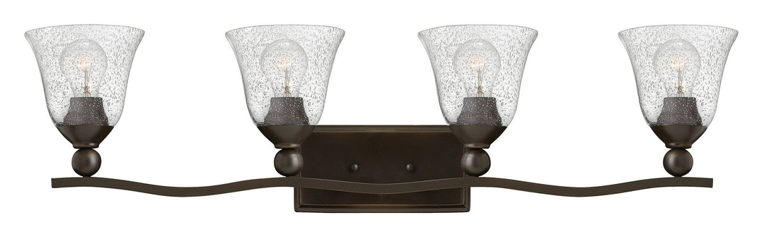 Hinkley Bolla 5894OB-CL Bath Vanity Light 36 in. wide - Olde Bronze with Clear Seedy glass