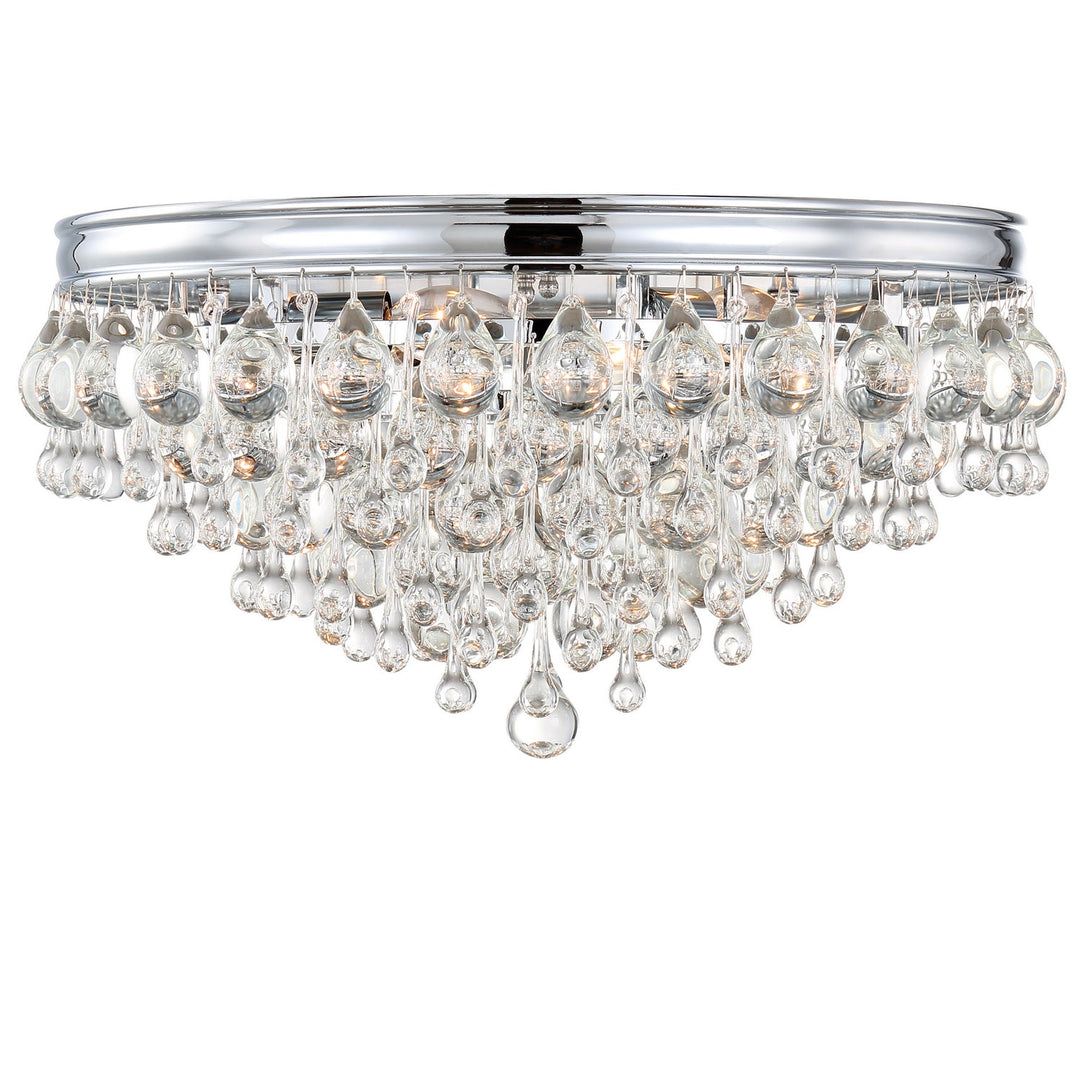 Crystorama Calypso 138-CH Ceiling Light - Polished Chrome