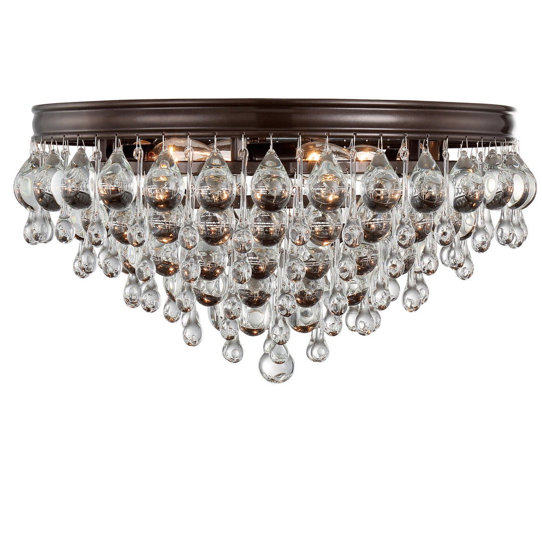 Crystorama Calypso 138-VZ Ceiling Light - Vibrant Bronze