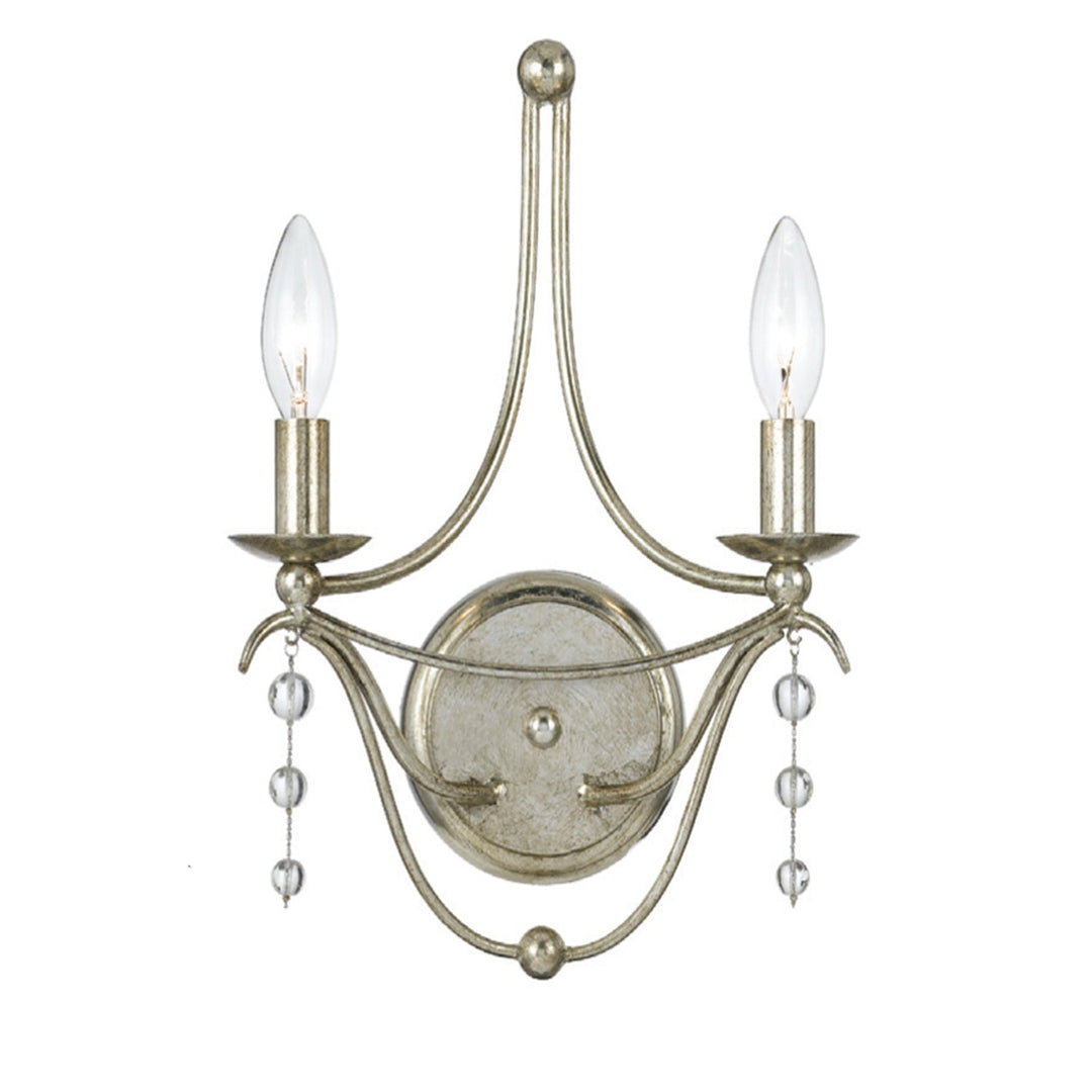 Crystorama Metro 432-SA Wall Light - Antique Silver