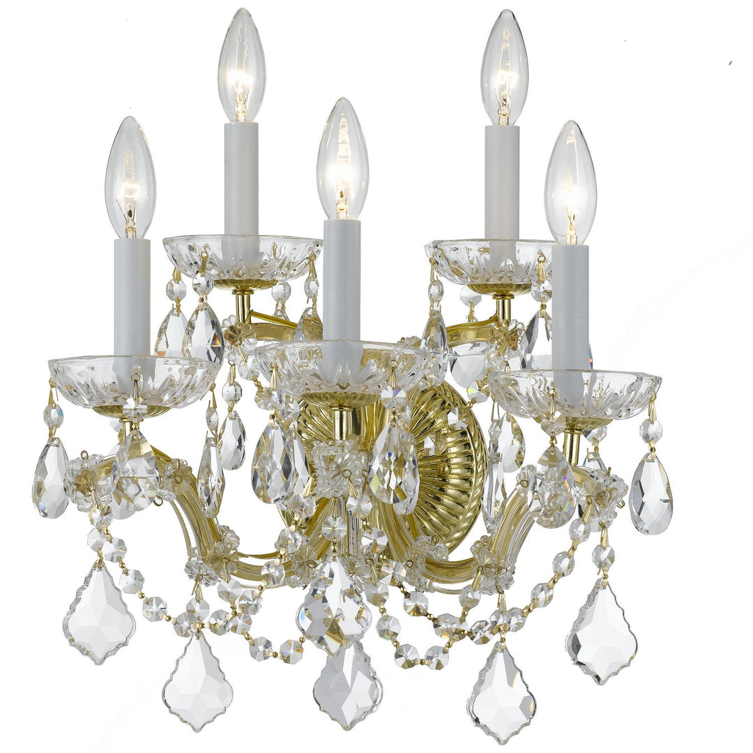 Crystorama Maria Theresa 4404-GD-CL-MWP Wall Light - Gold