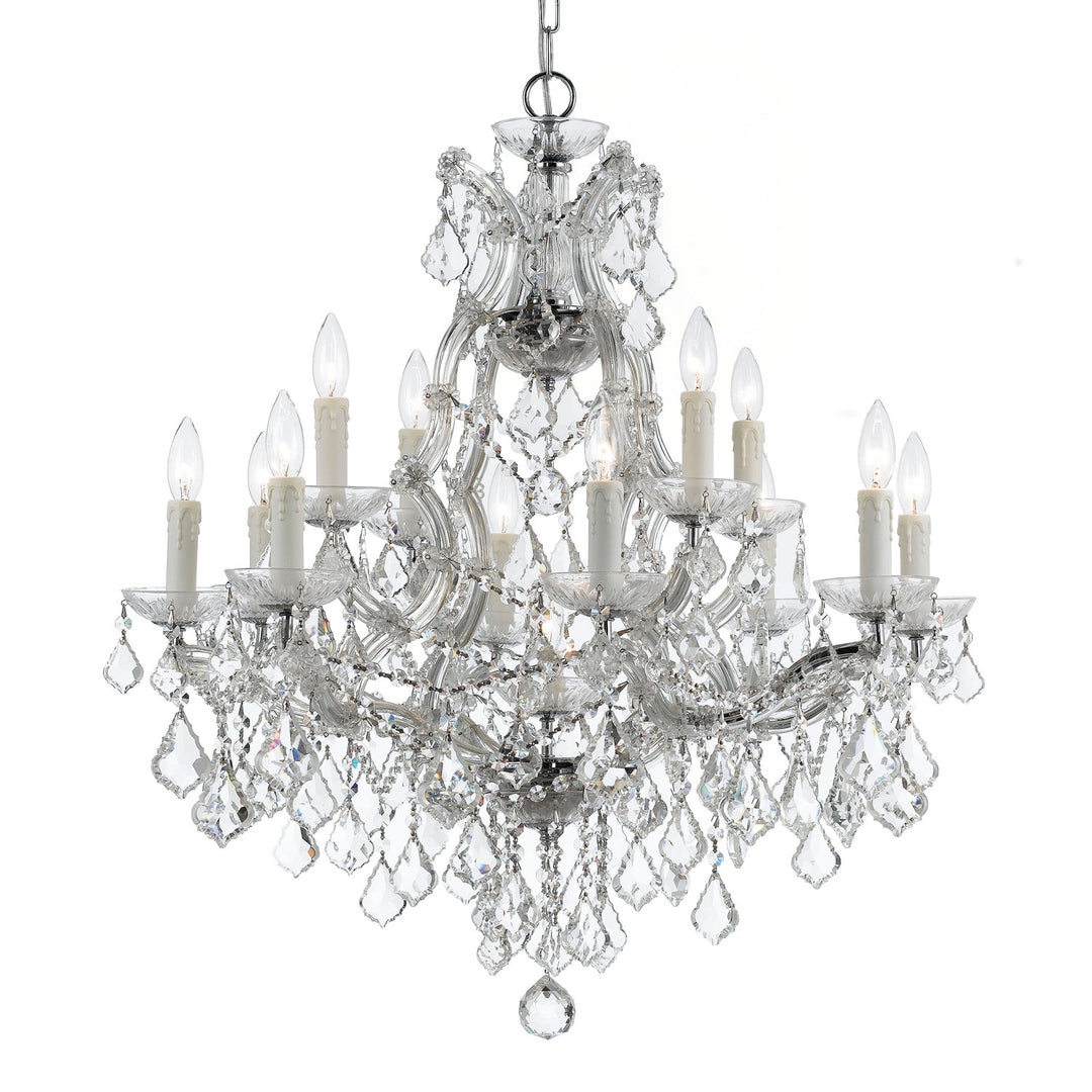 Crystorama Maria Theresa 4412-CH-CL-I Chandelier Light - Polished Chrome