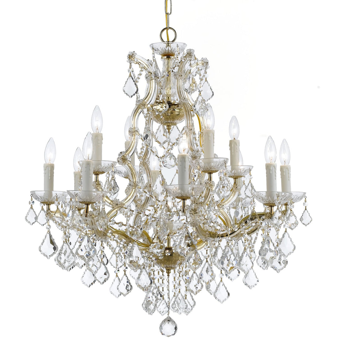 Crystorama Maria Theresa 4412-GD-CL-SAQ Chandelier Light - Gold