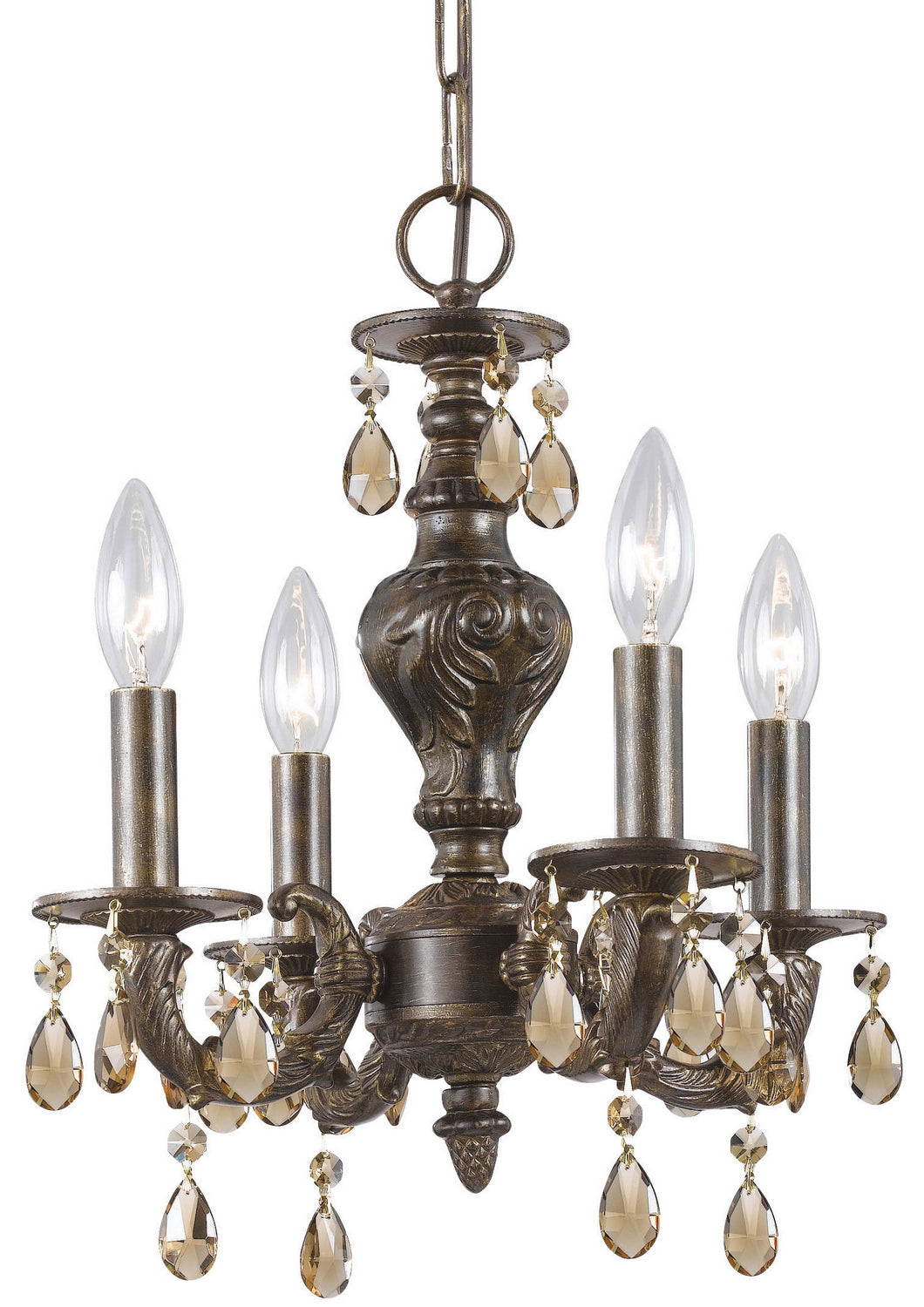 Crystorama Paris Market 5024-VB-GT-MWP Chandelier Light - Venetian Bronze