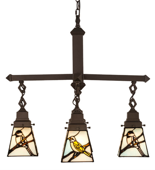 Meyda Tiffany Backyard Friends 69276 Chandelier Light - Mahogany Bronze