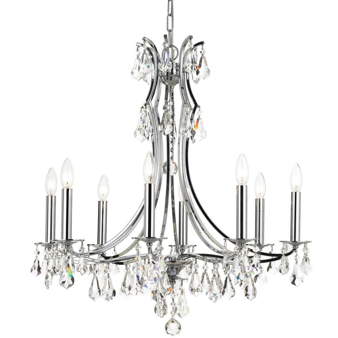 Crystorama Cedar 5938-CH-CL-MWP Chandelier Light - Polished Chrome