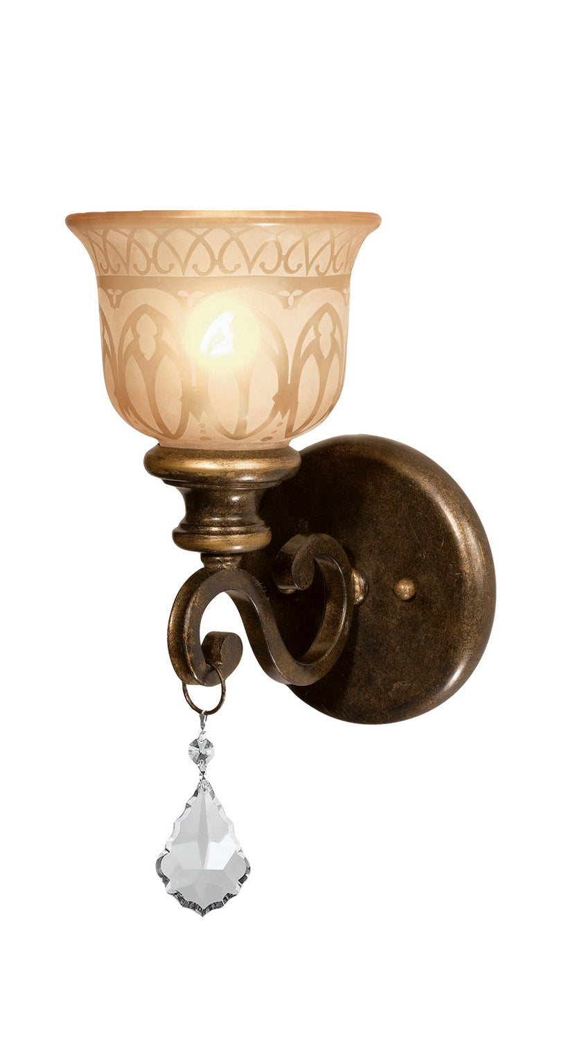 Crystorama Norwalk 7501-BU-CL-MWP Wall Light - Bronze Umber