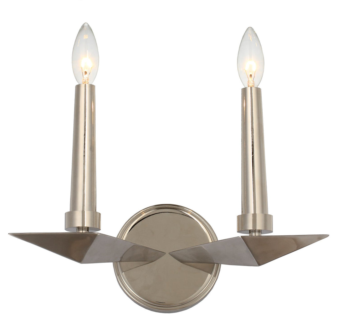 Crystorama Palmer 7592-PN Wall Light - Polished Nickel