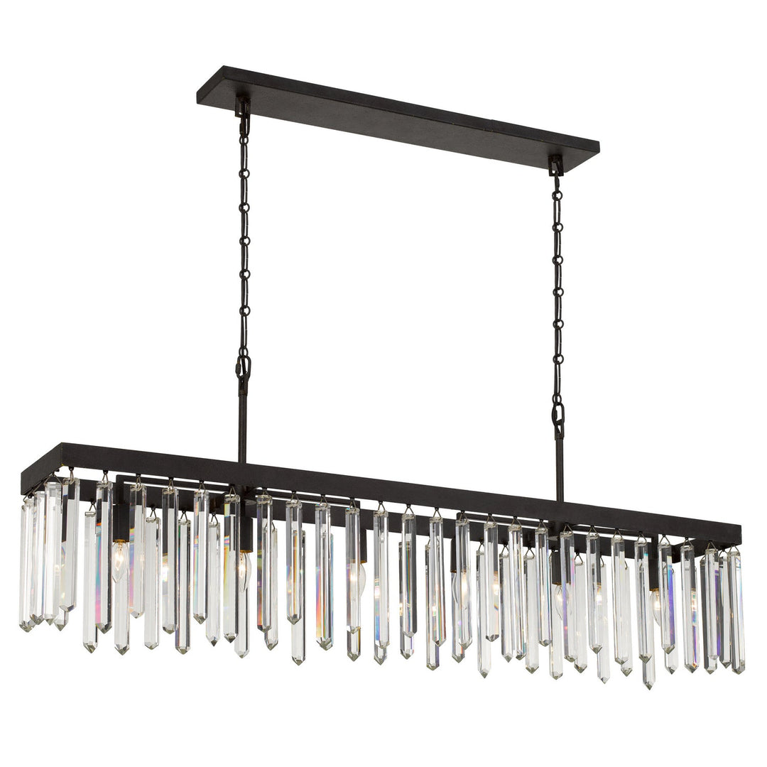Crystorama Lighting 8407-FB Hollis  Forged Bronze