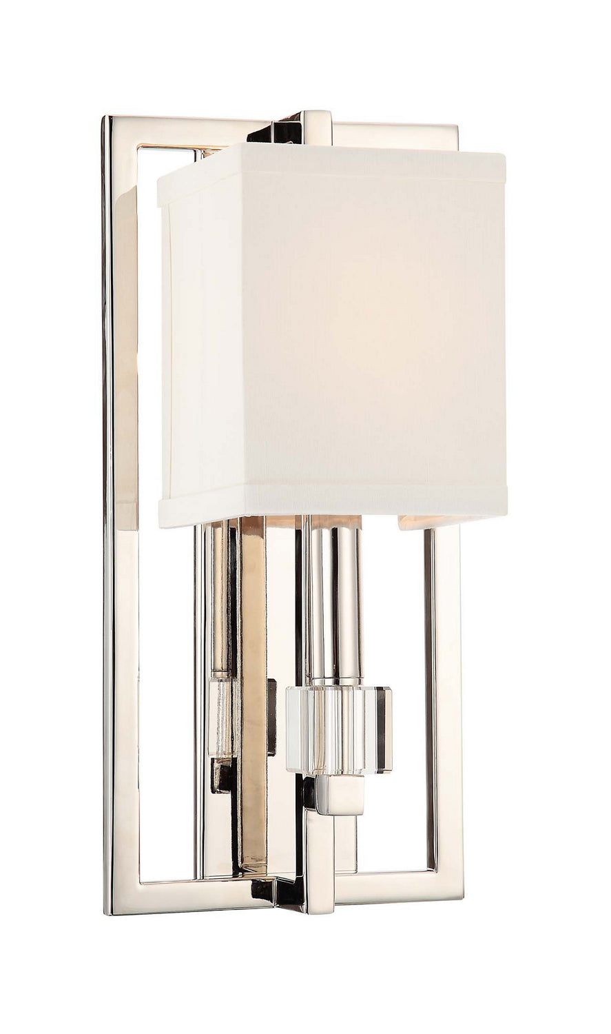 Crystorama Dixon 8881-PN Wall Light - Polished Nickel