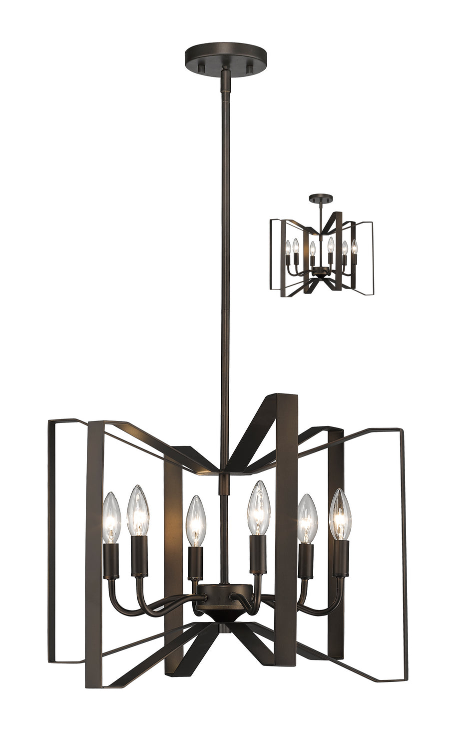 Z-lite  4000P-BRZ Pendant Light -