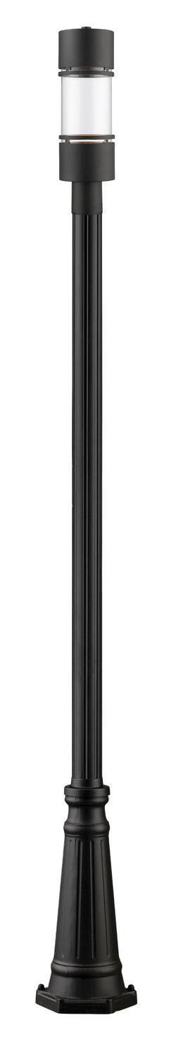 Z-Lite Lighting 553PHB-519P-BK-LED Modern Luminata Outdoor Black