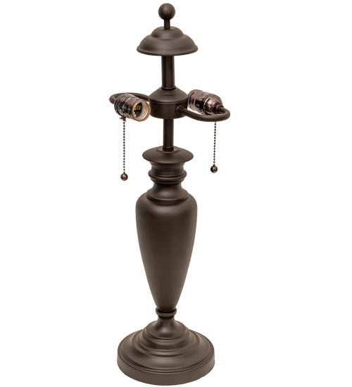 Meyda Tiffany Lighting 69404 Urn Two Light Table Lamp Utility Light Bronze / Dark