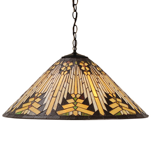 Meyda Tiffany Nuevo Mission 69421 Pendant Light - Mahogany Bronze