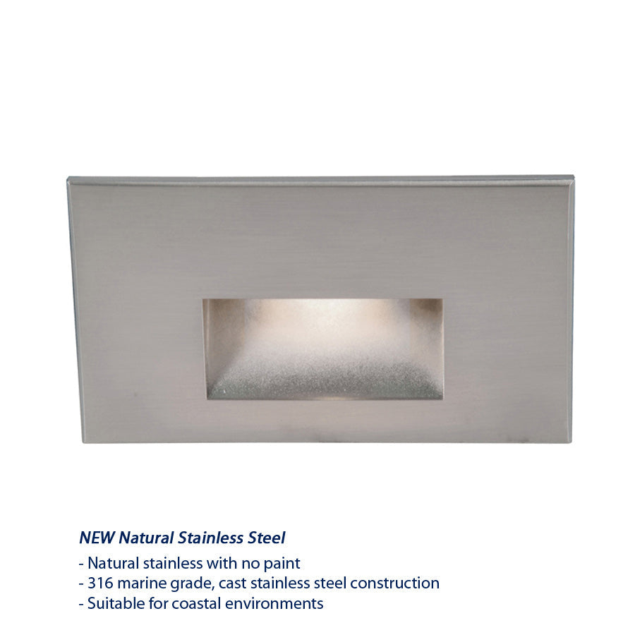 Wac Lighting WL-LED100F-BL-SS Modern Ledme Step And Wall Lights Landscape Light Stainless Steel