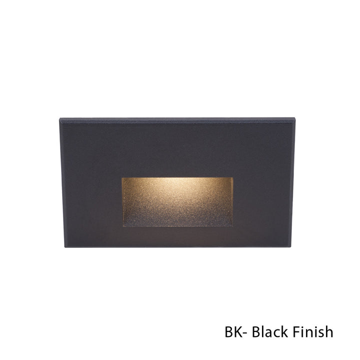 Wac Lighting WL-LED100F-C-BK Modern Ledme Step And Wall Lights Landscape Light Black On Aluminum
