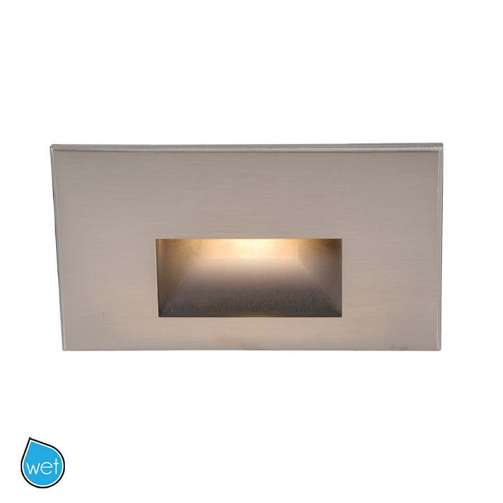 Wac Lighting WL-LED100F-C-BN Modern Ledme Step And Wall Lights Landscape Light Brushed Nickel