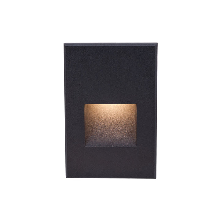 Wac Lighting WL-LED200F-C-BK Modern Ledme Step And Wall Lights Home Decor Black On Aluminum