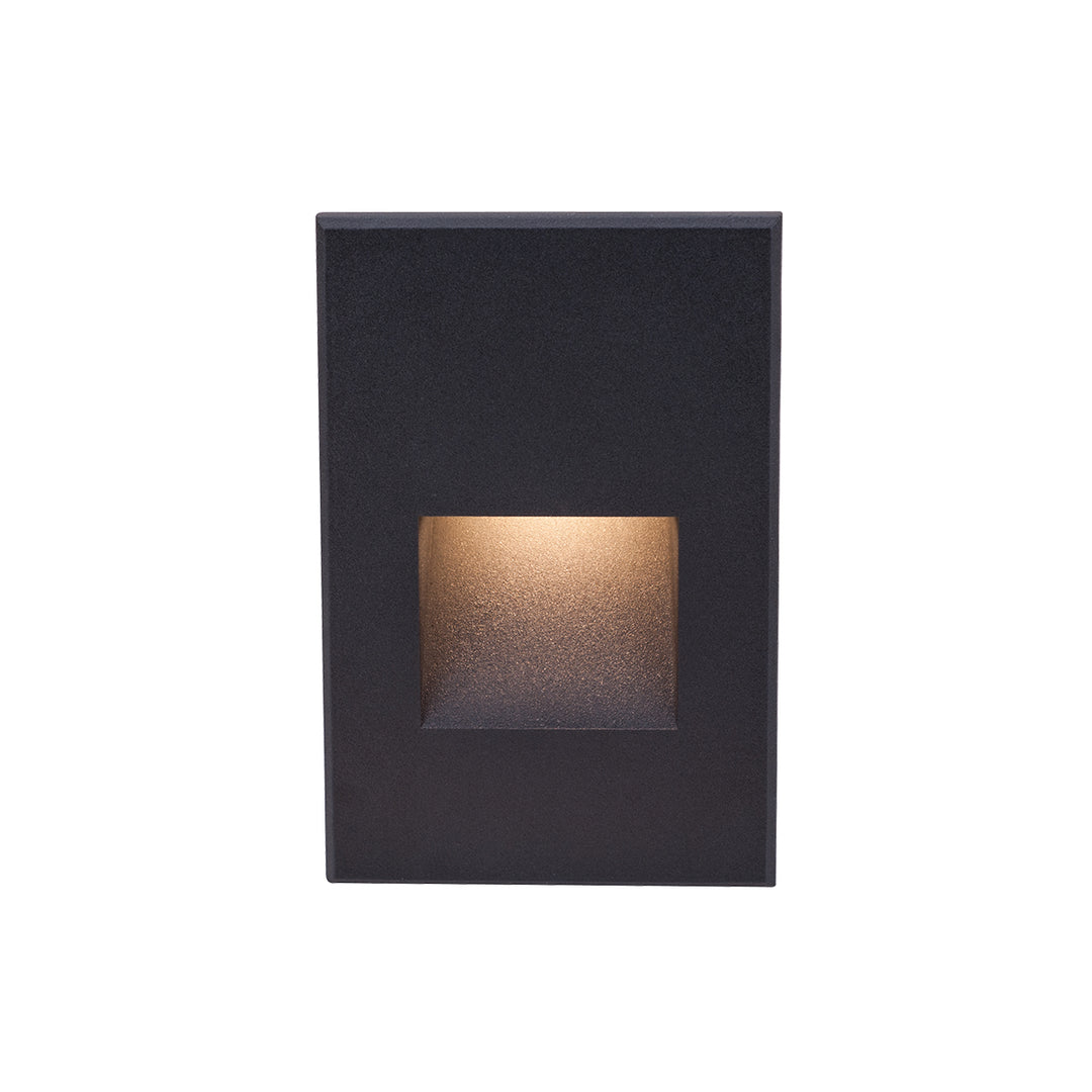Wac Lighting WL-LED200F-C-BK Modern Ledme Step And Wall Lights Home Decor Black On Aluminum