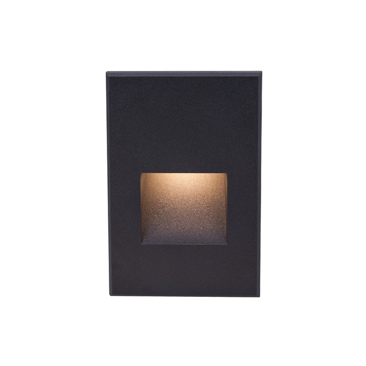 Wac Lighting WL-LED200F-C-BK Modern Ledme Step And Wall Lights Home Decor Black On Aluminum