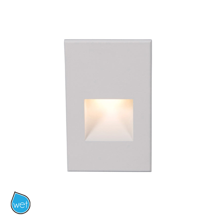 Wac Lighting WL-LED200-RD-WT Modern Ledme Step And Wall Lights Landscape Light White On Aluminum