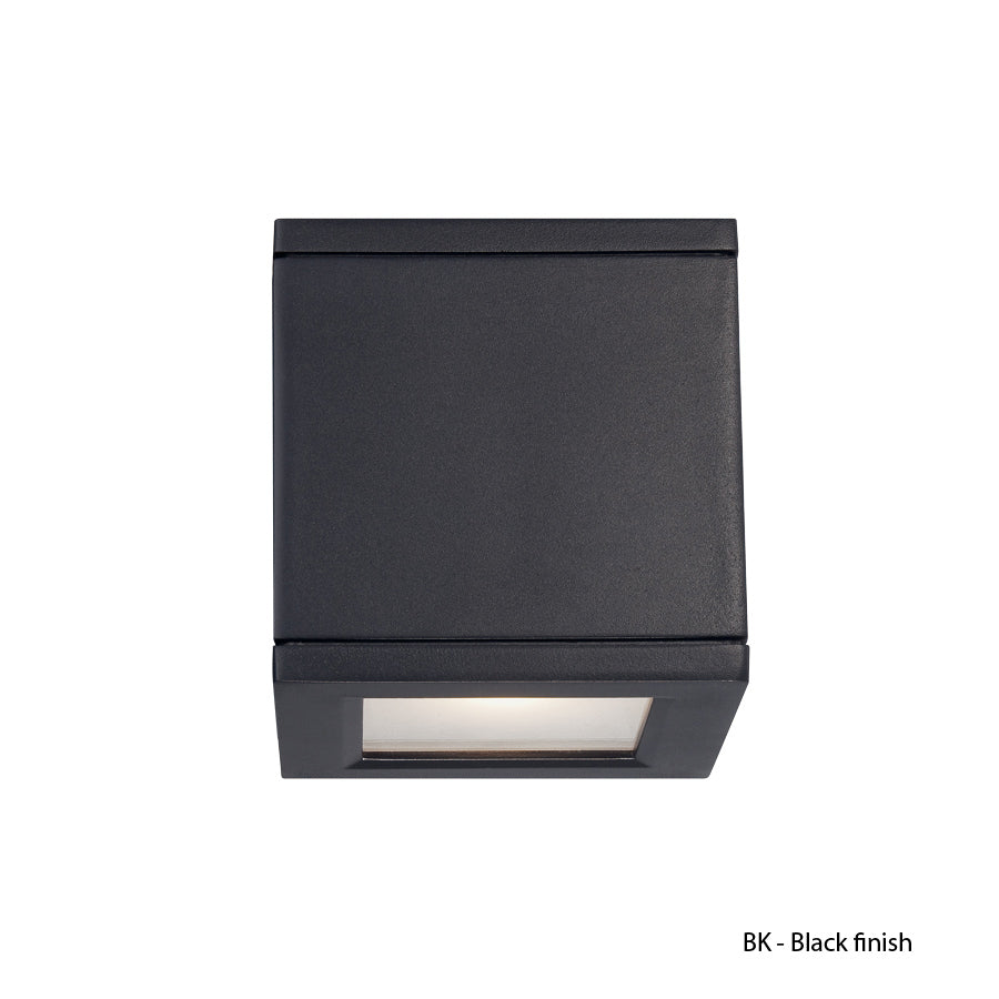 Wac Lighting WS-W2505-BK Modern Rubix Outdoor Black