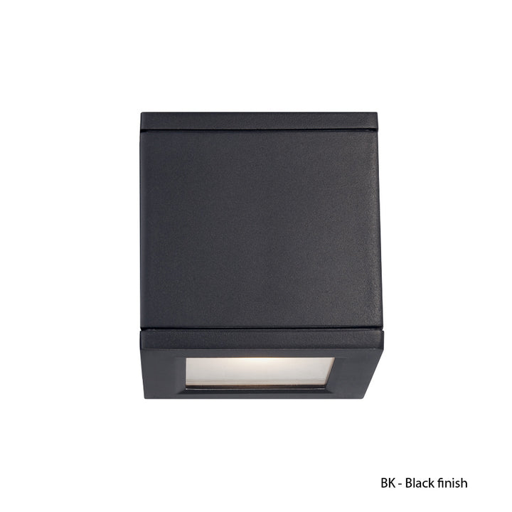 Wac Lighting WS-W2505-BK Modern Rubix Outdoor Black
