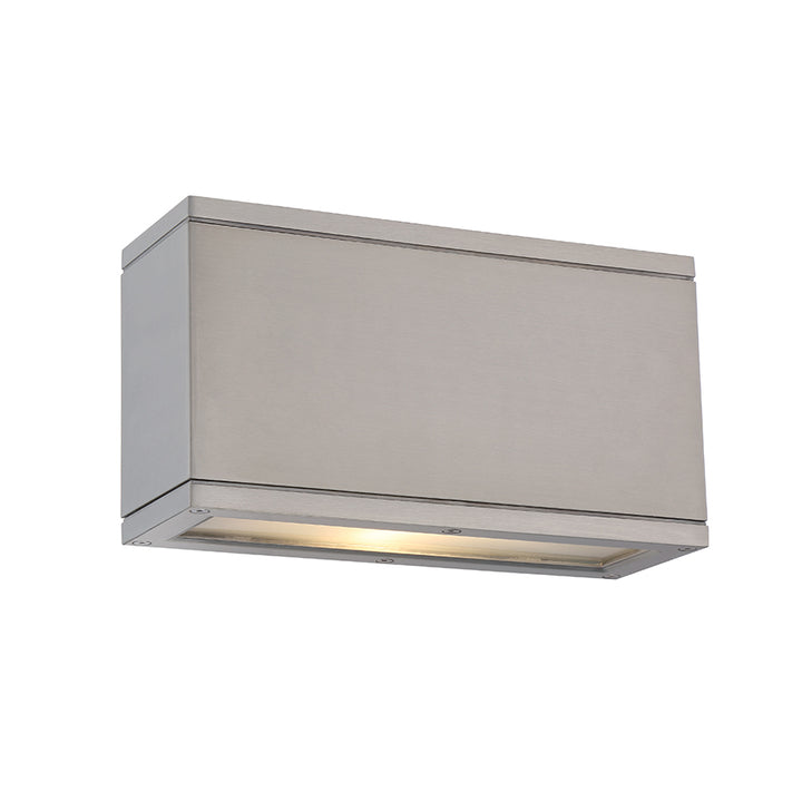 Wac Lighting WS-W2510-AL Modern Rubix Outdoor Brushed Aluminum