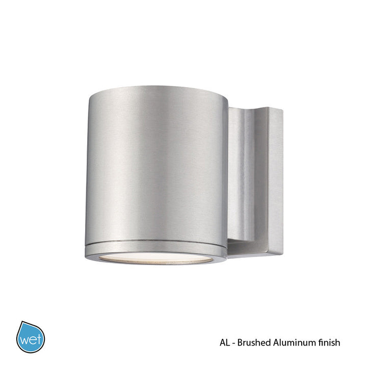 Wac Lighting WS-W2605-AL Modern Tube Outdoor Brushed Aluminum